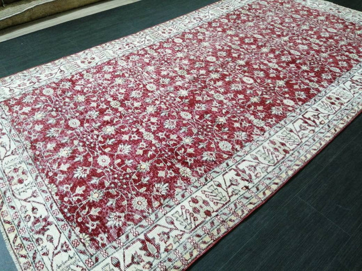 Blue Turkish Oushak Rug 5' 3" x 9' 11" Hand-Knotted | No. WR63664