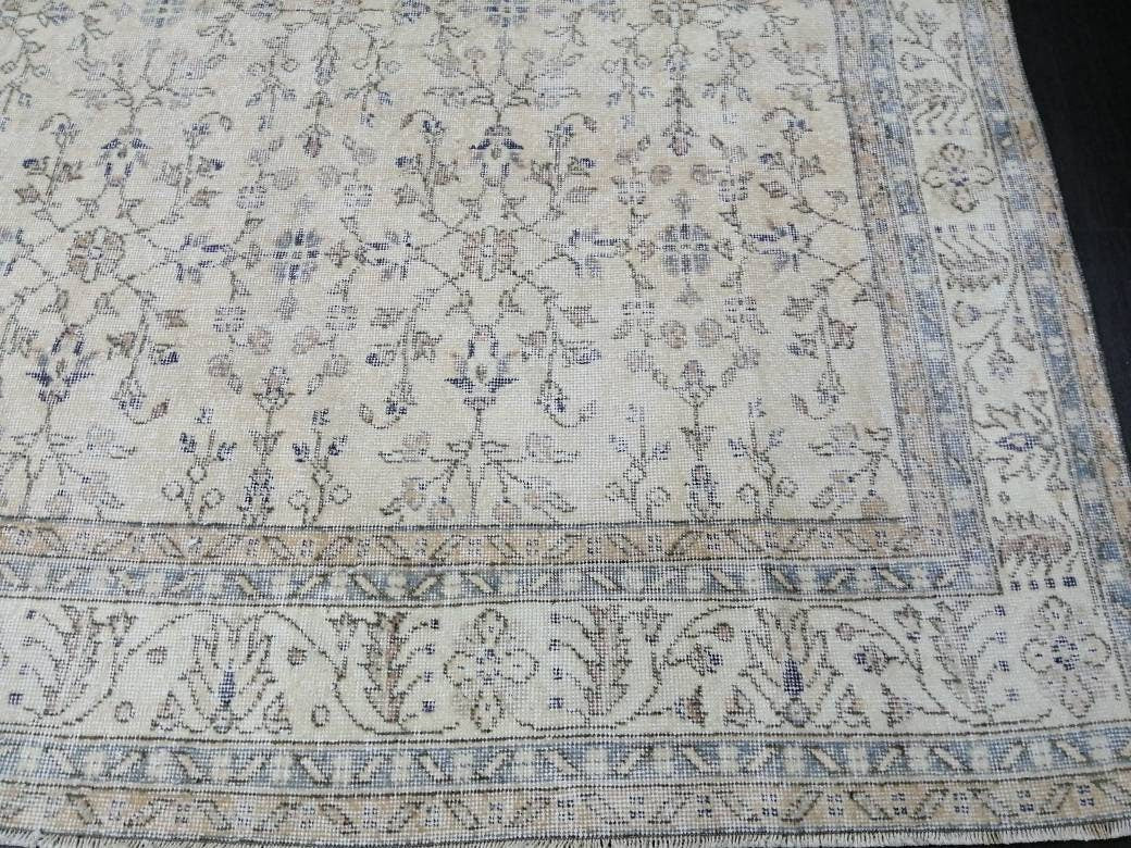 Muted Vintage Turkish Rug 6' 8" x 10' 4" - No. WR22292