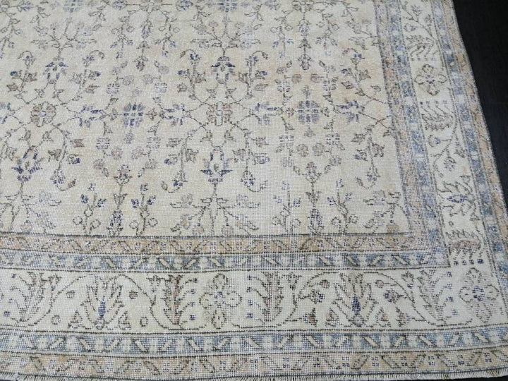 Muted Vintage Turkish Rug 6' 8" x 10' 4" - No. WR22292