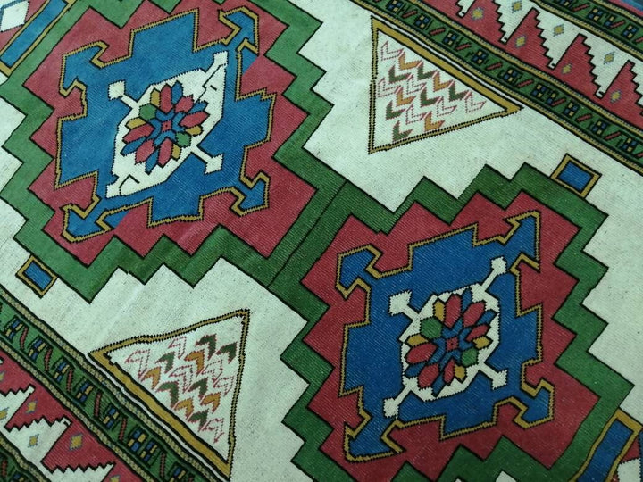 Blue Turkish Oushak Rug 6' x 9' Hand-Knotted | No. WR80495