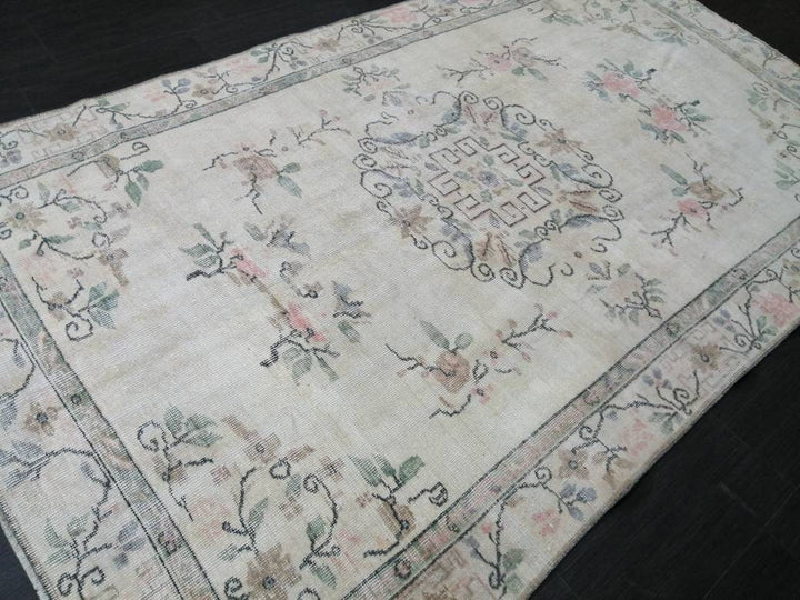 Rust Turkish Runner Rug 5' 1" x 8' 8" Hand-Knotted reverse