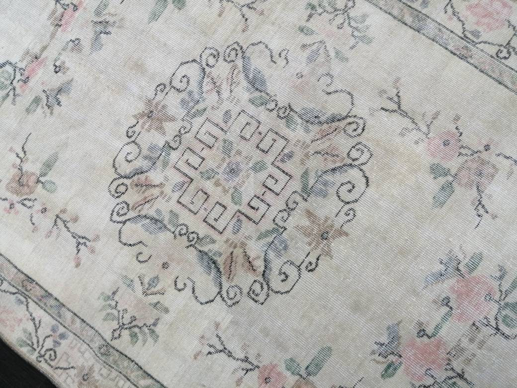 Rust Turkish Runner Rug 5' 1" x 8' 8" Hand-Knotted view 9