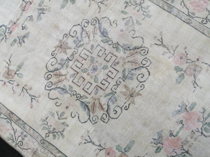 Rust Turkish Runner Rug 5' 1" x 8' 8" Hand-Knotted view 9