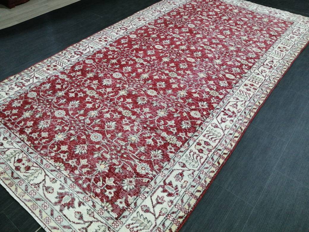 Blue Turkish Oushak Rug 5' 3" x 9' 11" Hand-Knotted | No. WR63664