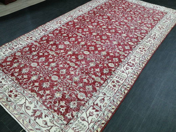 Blue Turkish Oushak Rug 5' 3" x 9' 11" Hand-Knotted | No. WR63664