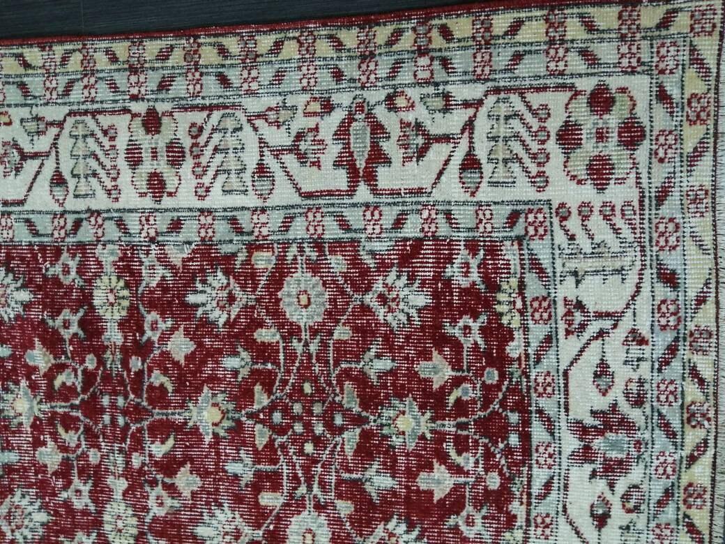 Blue Turkish Oushak Rug 5' 3" x 9' 11" Hand-Knotted | No. WR63664