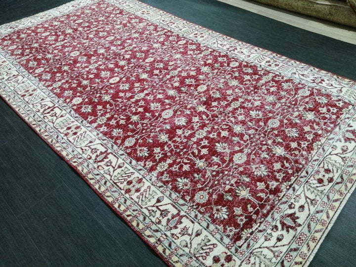 Blue Turkish Oushak Rug 5' 3" x 9' 11" Hand-Knotted | No. WR63664