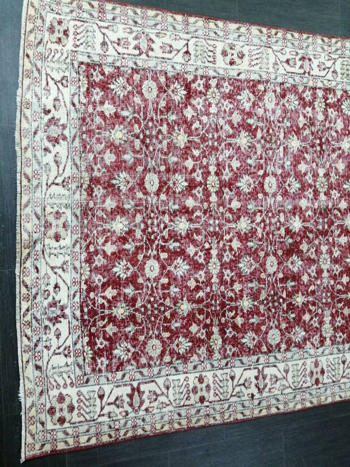 Blue Turkish Oushak Rug 5' 3" x 9' 11" Hand-Knotted | No. WR63664