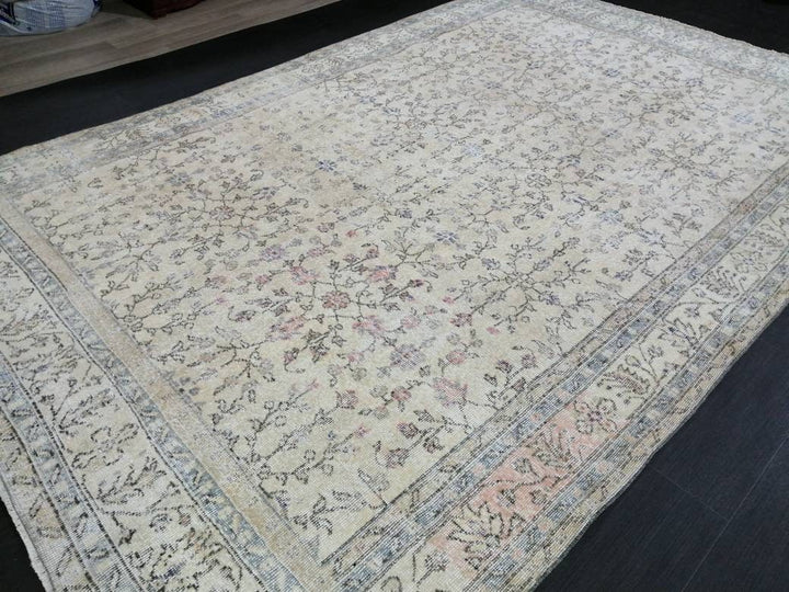 Muted Vintage Turkish Rug 6' 8" x 10' 4" - No. WR22292
