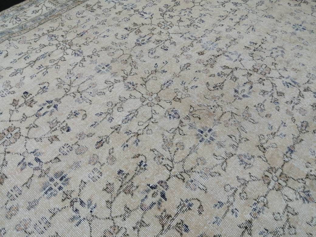 Muted Vintage Turkish Rug 6' 8" x 10' 4" - No. WR22292