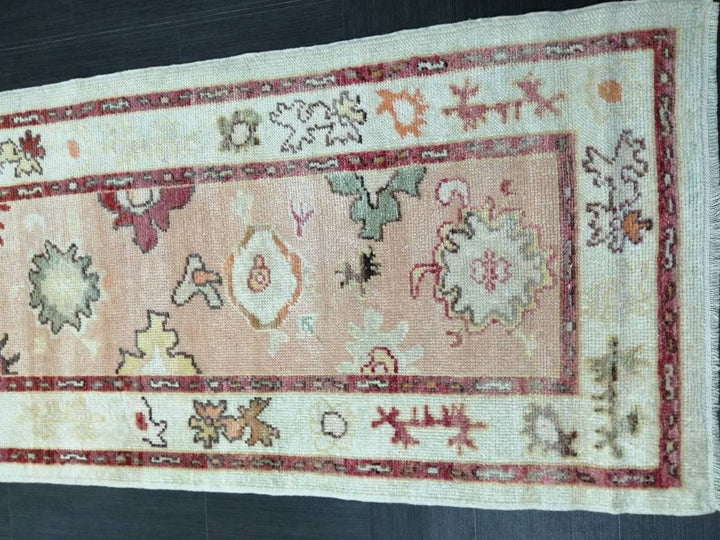 Beige Turkish Runner Rug 2' 11" x 14' 2" Hand-Knotted view 9