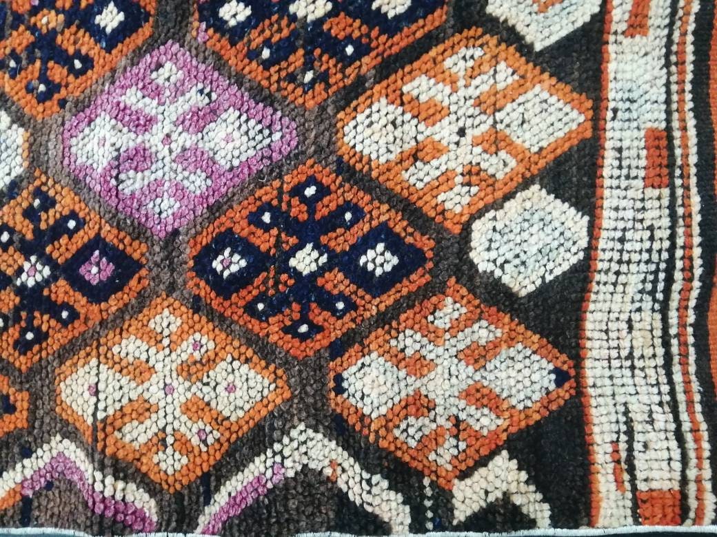 Brown Turkish Runner Rug 2' 7" x 13' 6" Hand-Knotted | No. WR99191