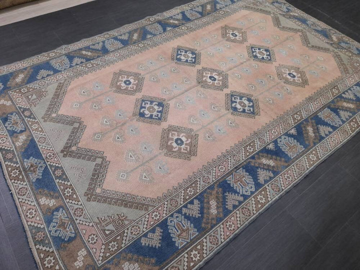 Blue Oushak Rug 6' 3" x 9' 6" - No. WR78862