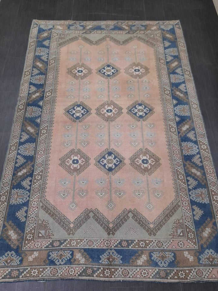 Blue Oushak Rug 6' 3" x 9' 6" - No. WR78862