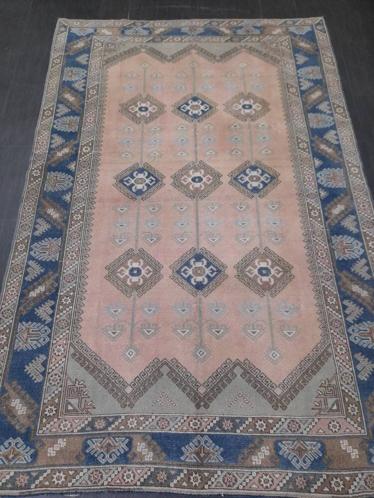 Blue Oushak Rug 6' 3" x 9' 6" - No. WR78862