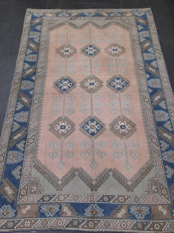 Blue Oushak Rug 6' 3" x 9' 6" - No. WR78862