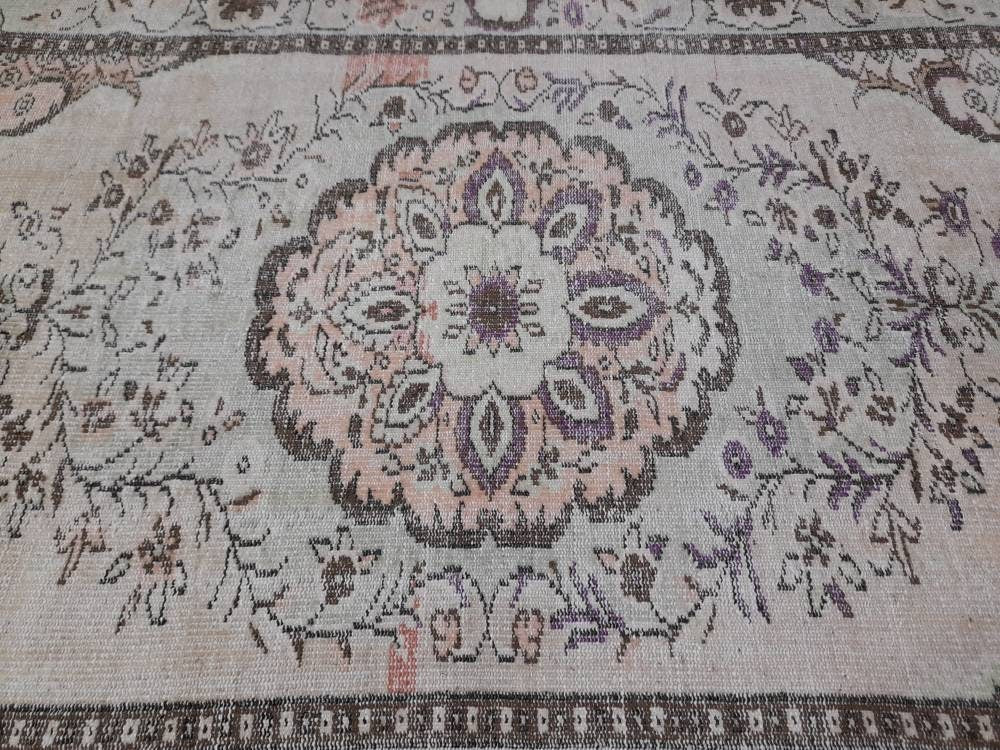 Green Turkish Runner Rug 5' 2" x 8' 4" Hand-Knotted | No. WR21115