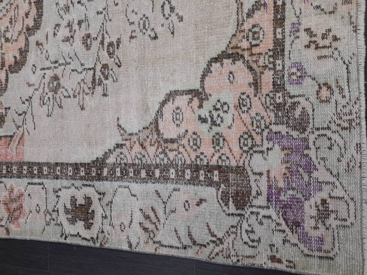 Green Turkish Runner Rug 5' 2" x 8' 4" Hand-Knotted | No. WR21115