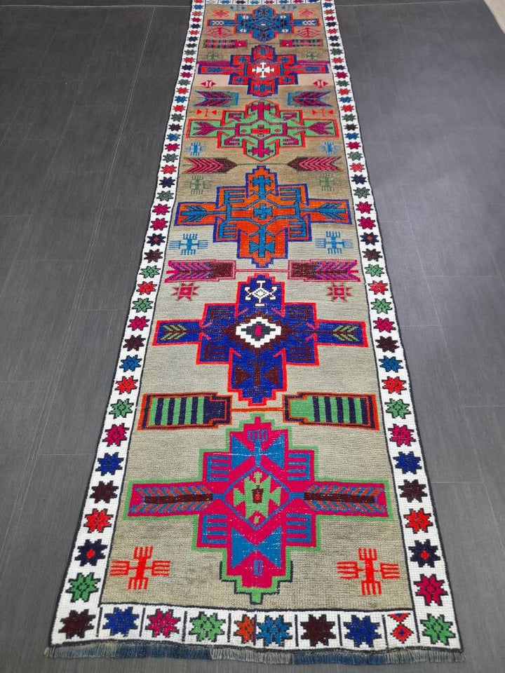 Muted Runner Rug 2' 9" x 10' 11" - No. WR25494