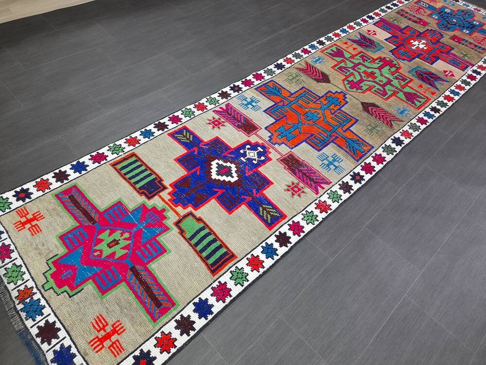 Muted Runner Rug 2' 9" x 10' 11" - No. WR25494