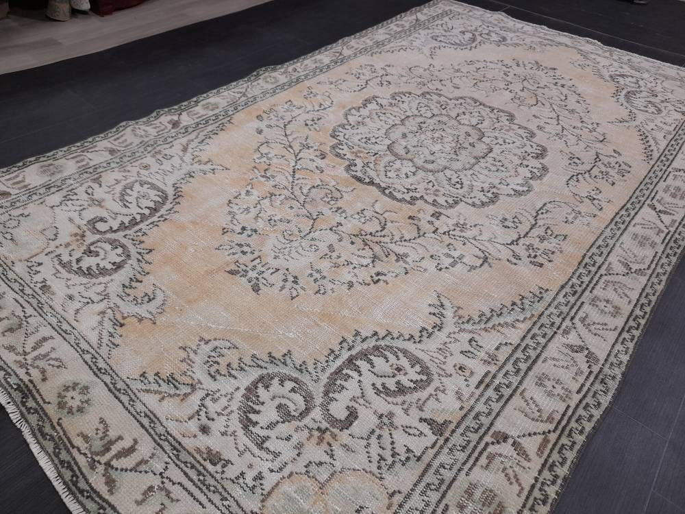 Rust Turkish Runner Rug 5' 5" x 9' 1" Hand-Knotted