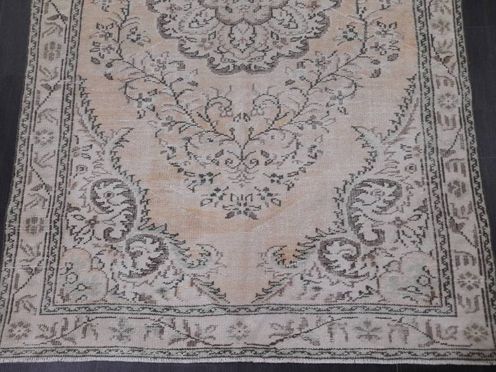 Rust Turkish Runner Rug 5' 5" x 9' 1" Hand-Knotted pattern