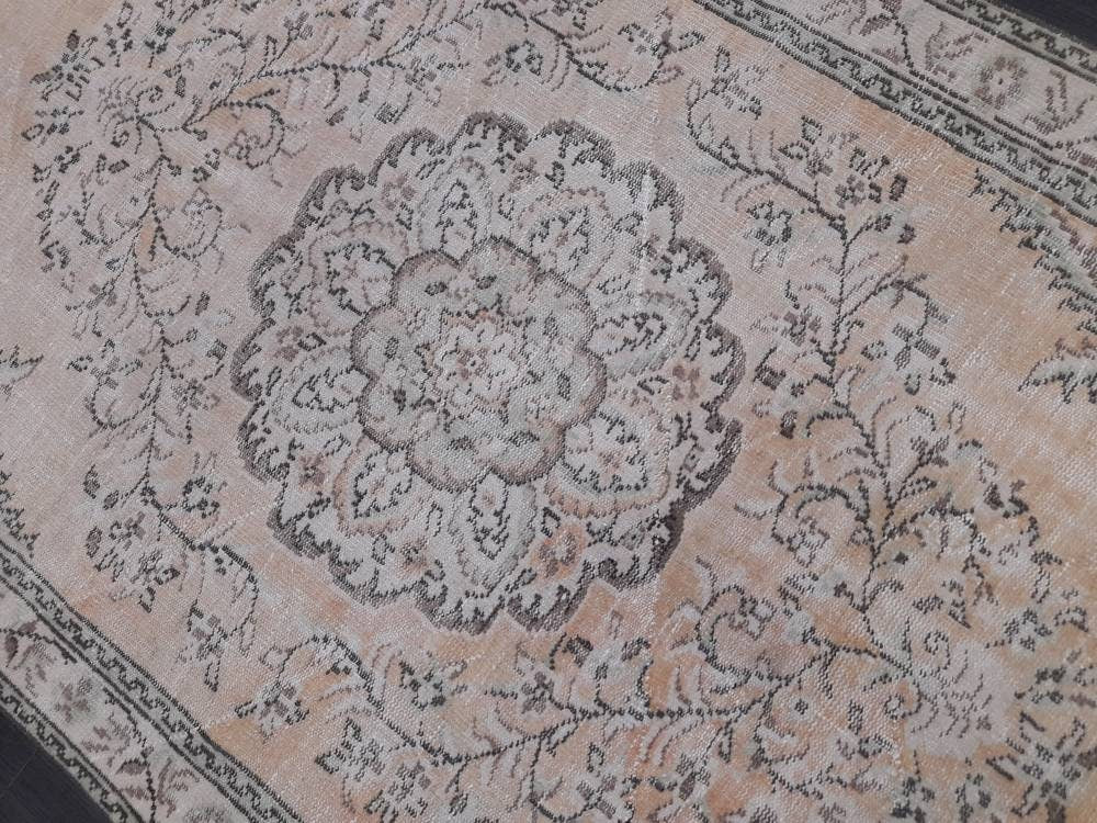 Rust Turkish Runner Rug 5' 5" x 9' 1" Hand-Knotted view
