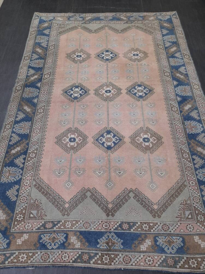 Blue Oushak Rug 6' 3" x 9' 6" - No. WR78862