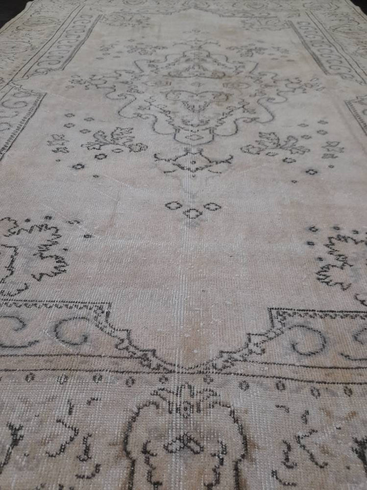 Rust Turkish Oushak Rug 6' 4" x 9' 4" Hand-Knotted view 9