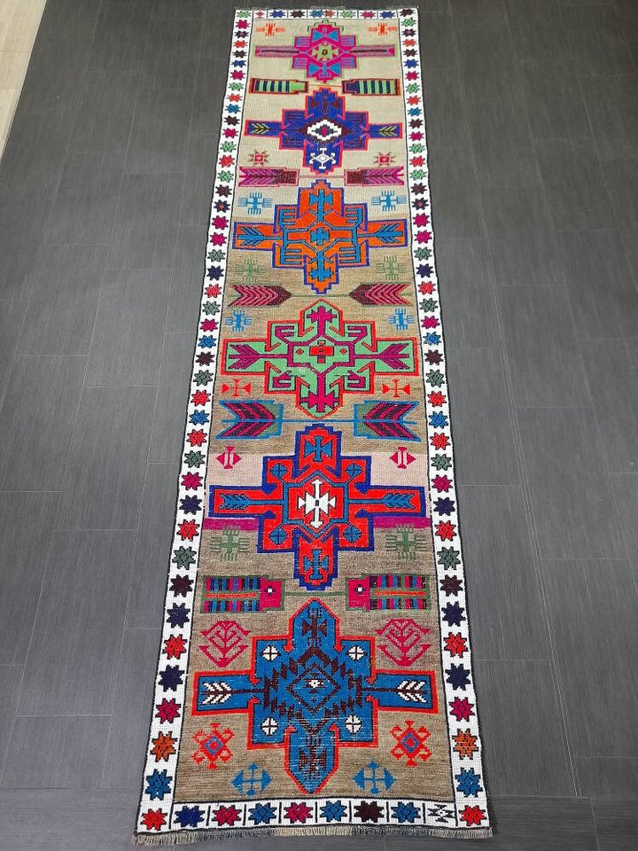 Muted Runner Rug 2' 9" x 10' 11" - No. WR25494
