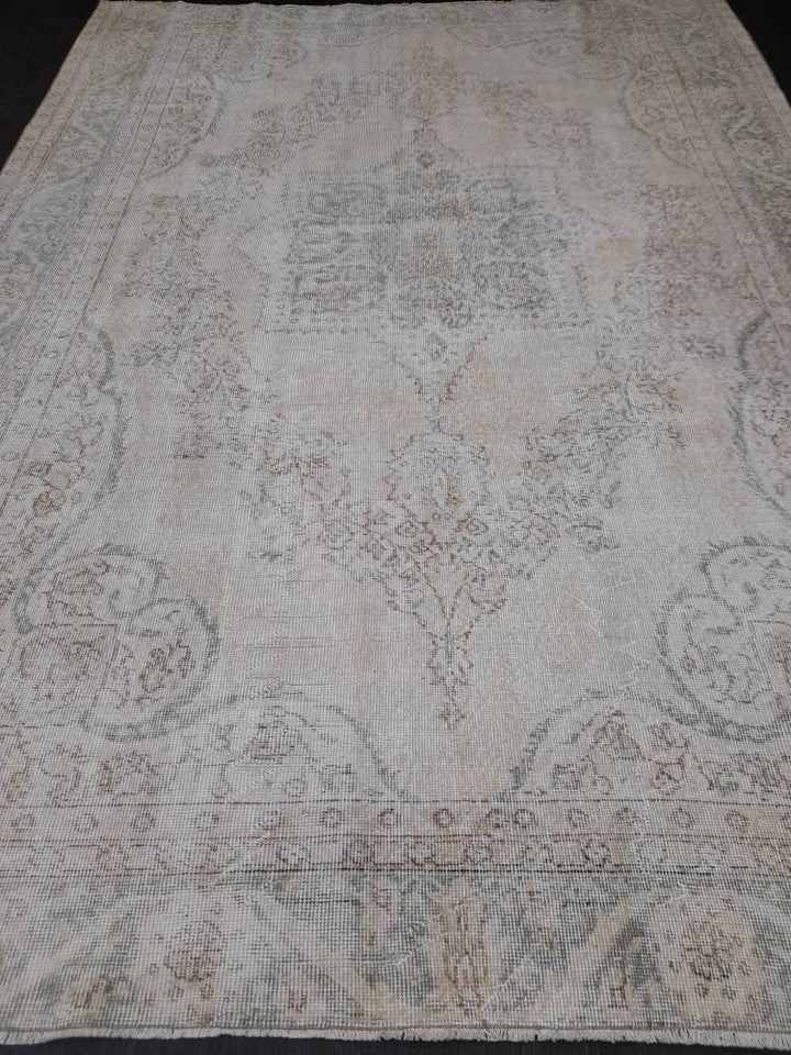 Blue Turkish Oushak Rug 7' x 9' 11" Hand-Knotted | No. WR67501