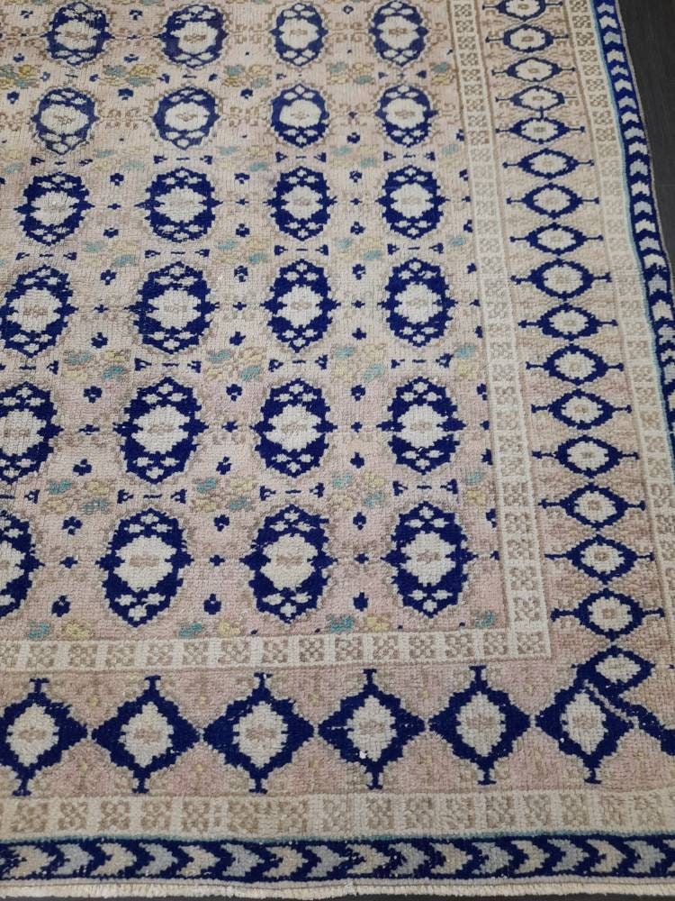 Navy Vintage Turkish Rug 6' 10" x 10' - No. WR63252
