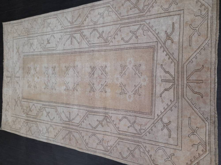 Blue Turkish Oushak Rug 5' 2" x 8' 7" Hand-Knotted | No. WR77834