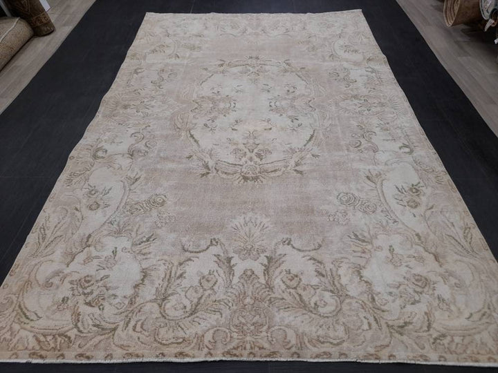 Muted Vintage Turkish Rug 6' 4" x 9' 10" - No. WR44297