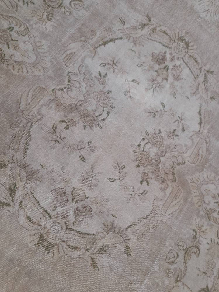 Muted Vintage Turkish Rug 6' 4" x 9' 10" - No. WR44297