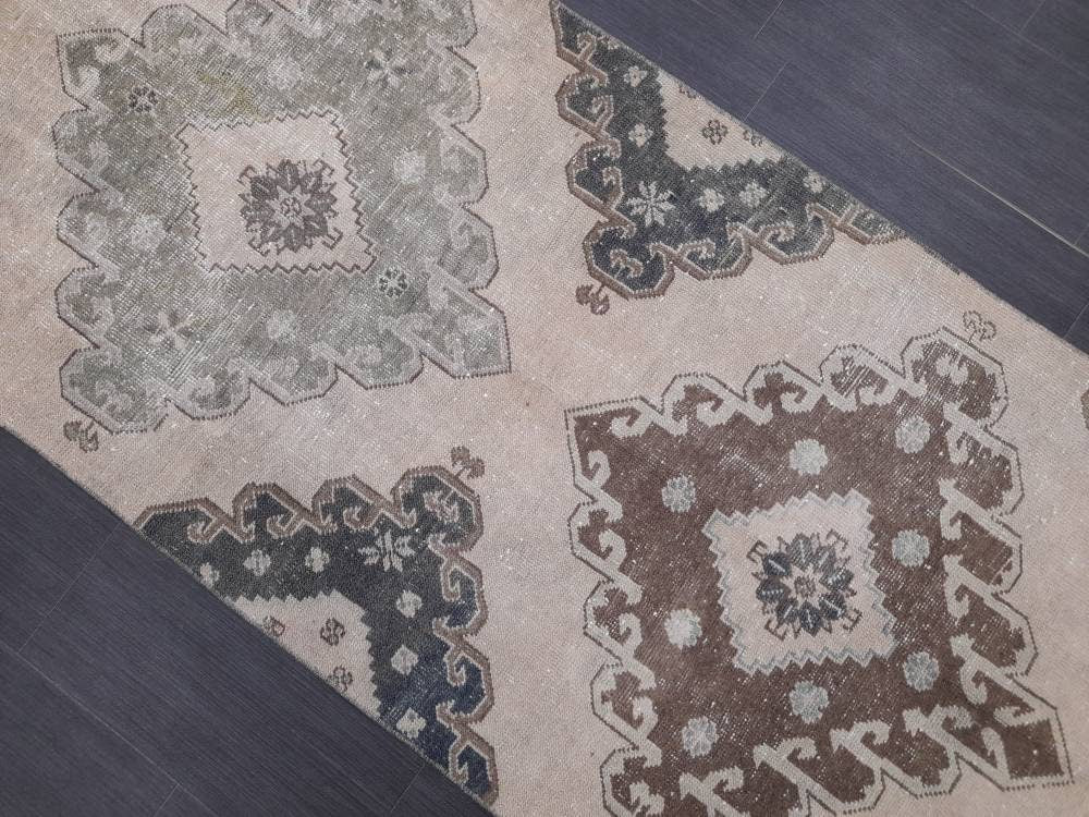 Muted Runner Rug 2' 11" x 12' 7" - No. WR71903
