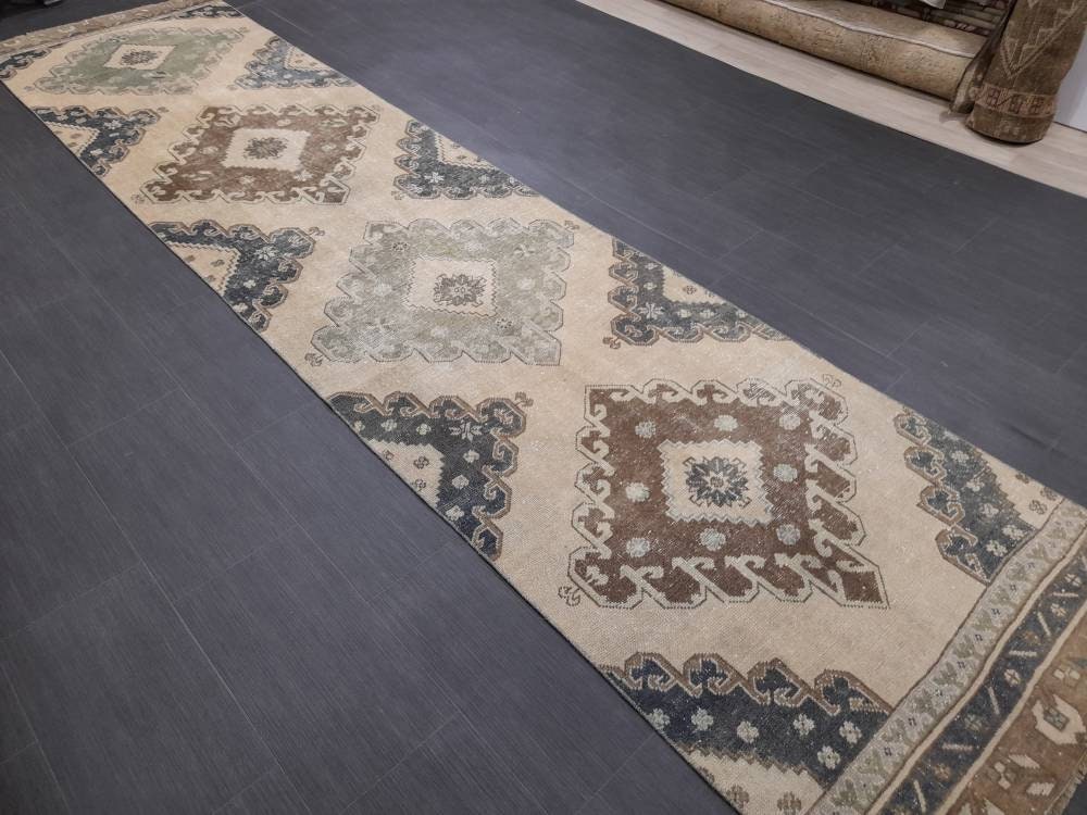 Muted Runner Rug 2' 11" x 12' 7" - No. WR71903