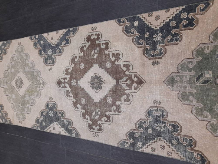Muted Runner Rug 2' 11" x 12' 7" - No. WR71903