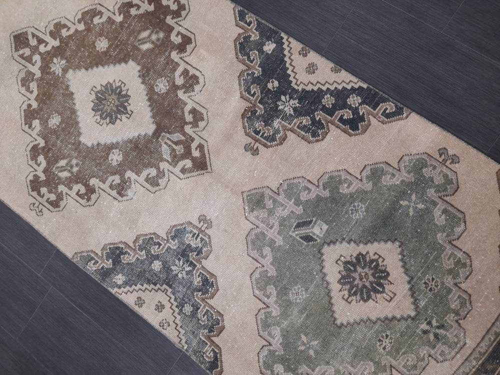 Muted Runner Rug 2' 11" x 12' 7" - No. WR71903