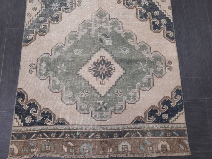 Muted Runner Rug 2' 11" x 12' 7" - No. WR71903