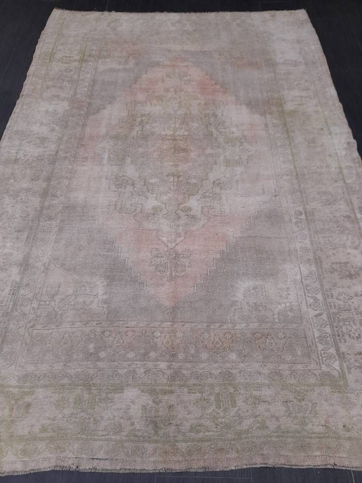 Blue Turkish Oushak Rug 5' 2" x 7' 9" Hand-Knotted | No. WR88739