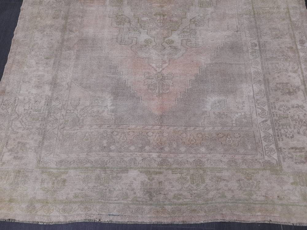 Blue Turkish Oushak Rug 5' 2" x 7' 9" Hand-Knotted | No. WR88739