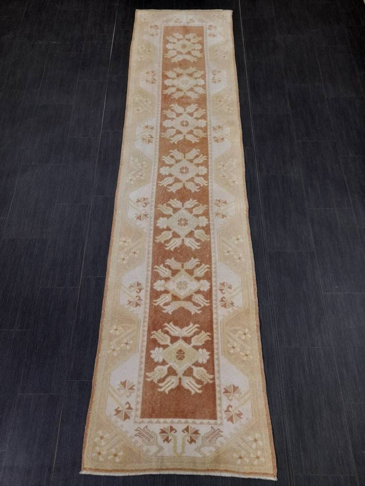 Navy Turkish Runner Rug 2' 5" x 10' Hand-Knotted view