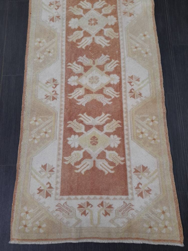 Navy Turkish Runner Rug 2' 5" x 10' Hand-Knotted view 9