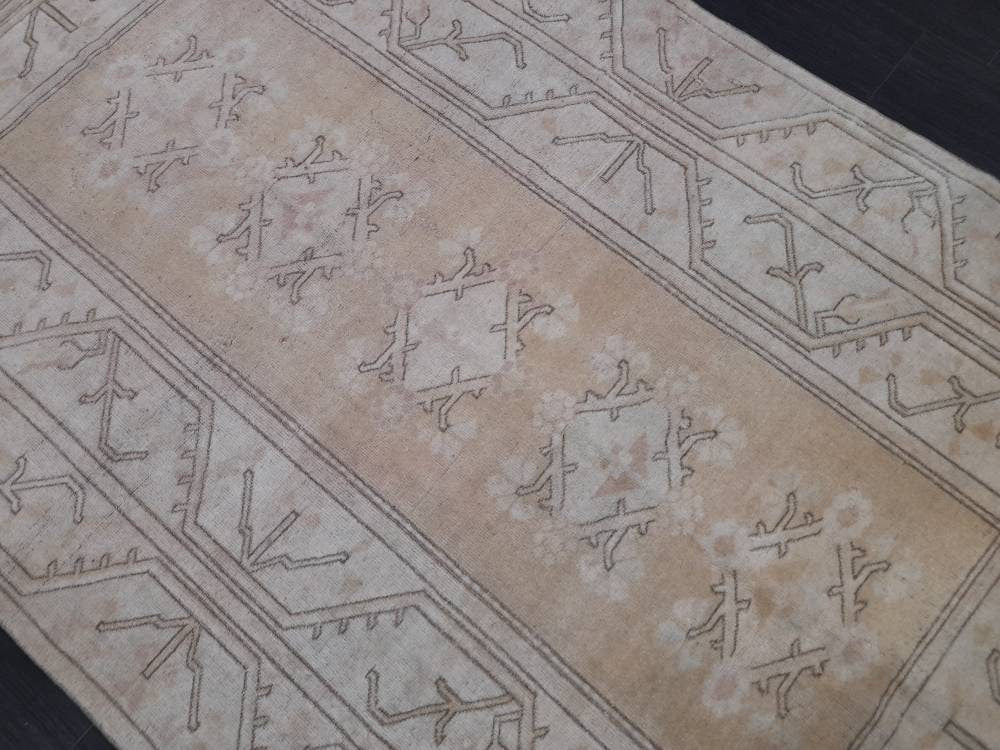 Blue Turkish Oushak Rug 5' 2" x 8' 7" Hand-Knotted | No. WR77834