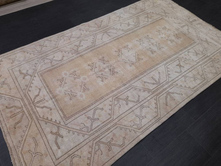 Blue Turkish Oushak Rug 5' 2" x 8' 7" Hand-Knotted | No. WR77834