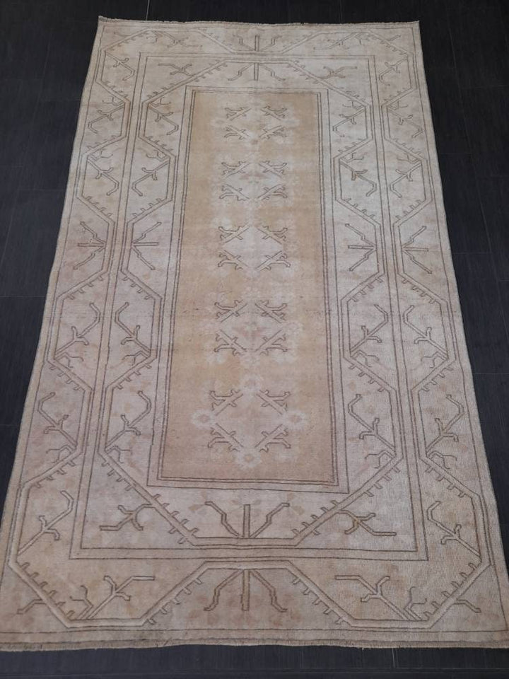 Blue Turkish Oushak Rug 5' 2" x 8' 7" Hand-Knotted | No. WR77834