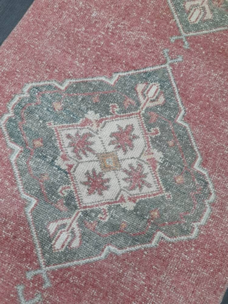 Beige Turkish Runner Rug 2' 8" x 10' 9" Hand-Knotted | No. WR82539