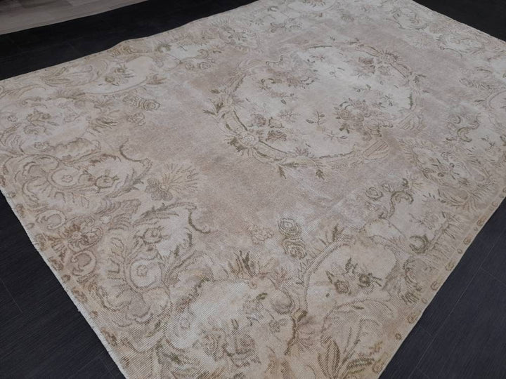 Muted Vintage Turkish Rug 6' 4" x 9' 10" - No. WR44297