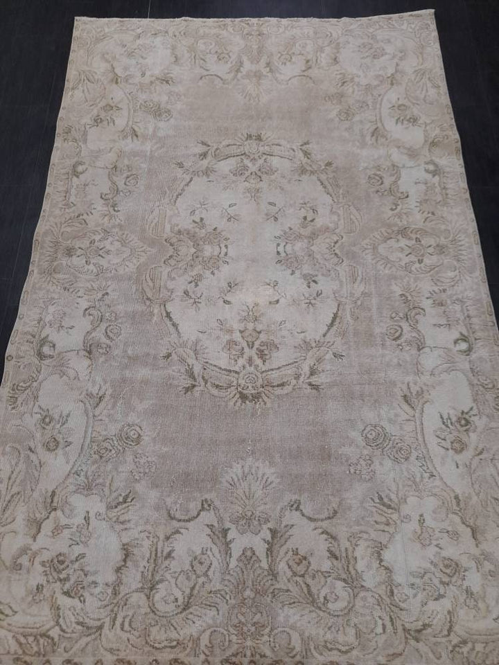 Muted Vintage Turkish Rug 6' 4" x 9' 10" - No. WR44297